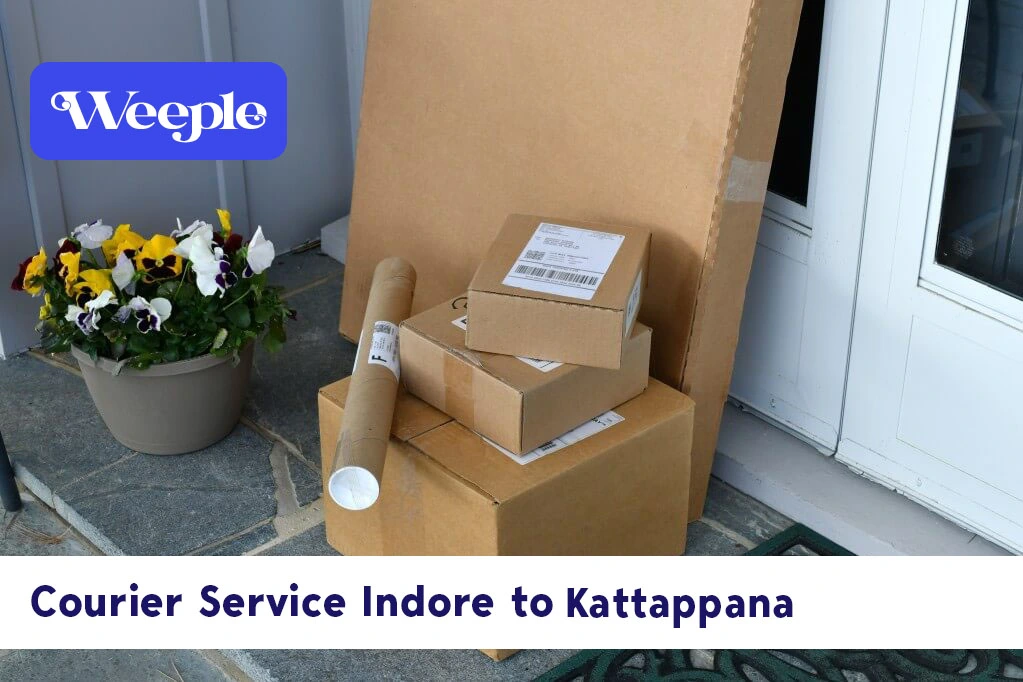 Parcel and Courier from Indore to Kattappana
