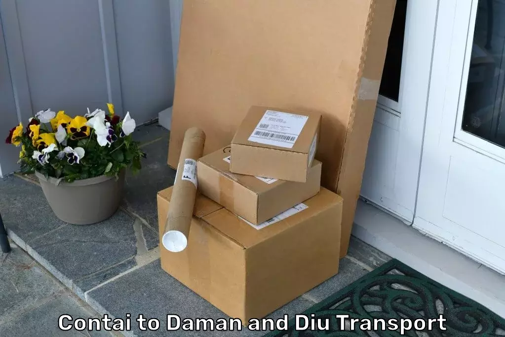 Custom Courier Solutions in Contai to Daman and Diu