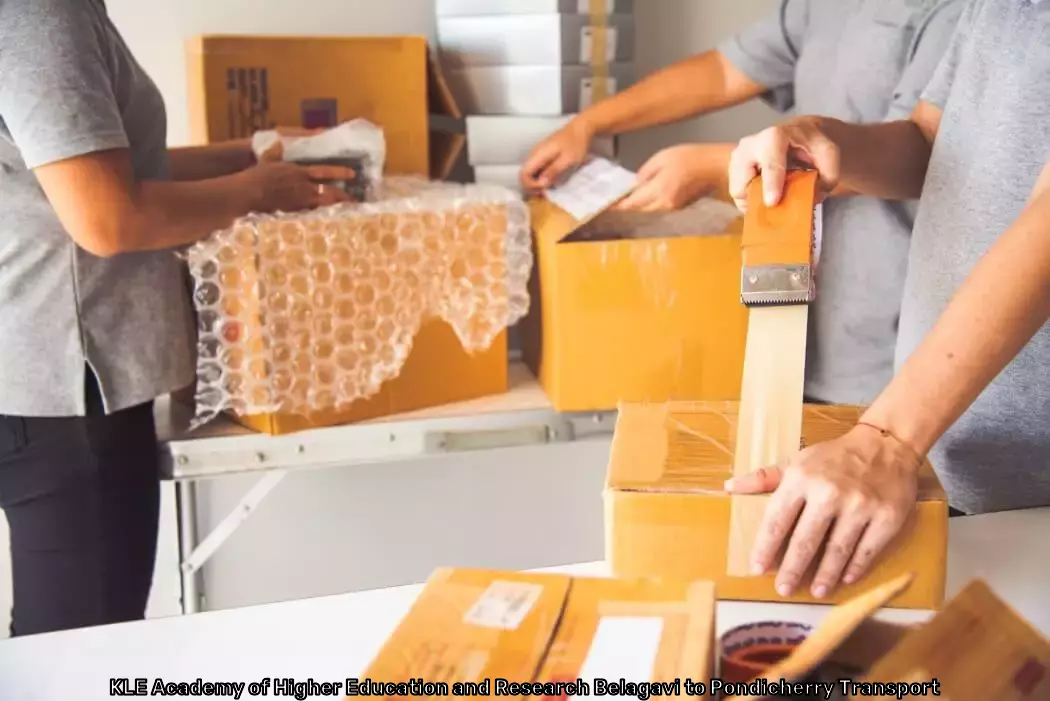 Containerized Transport in KLE Academy of Higher Education and Research Belagavi to Pondicherry