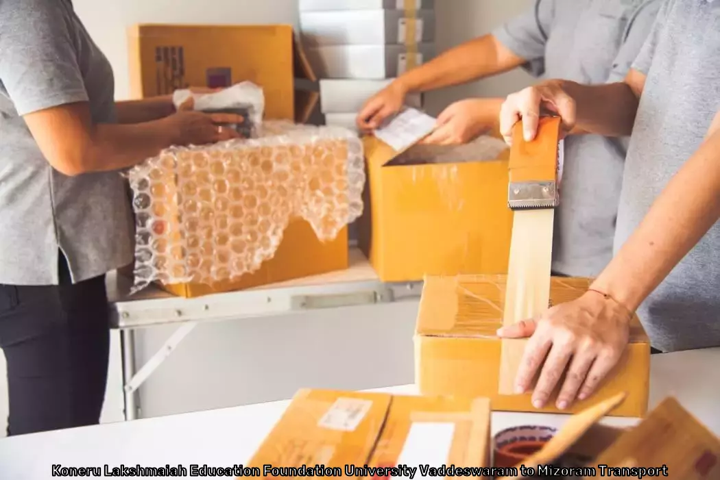 Import-export Services in Koneru Lakshmaiah Education Foundation University Vaddeswaram to Mizoram