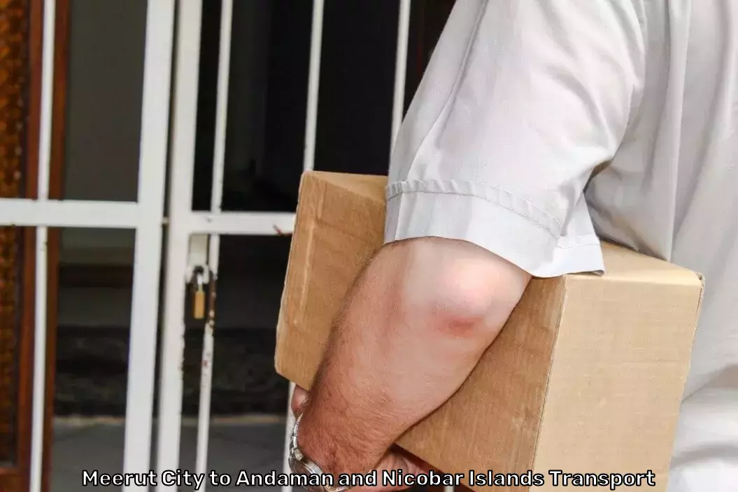 Expedited Parcel Delivery in Meerut City to Andaman and Nicobar Islands