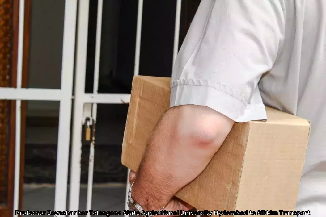 International Courier Services in Professor Jayashankar Telangana State Agricultural University Hyderabad to Sikkim